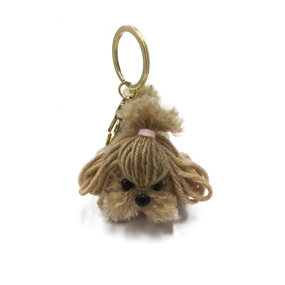 2671 Handmade Cute Crochet Bag Charm Key Chain Car Keyring Handbag Cute